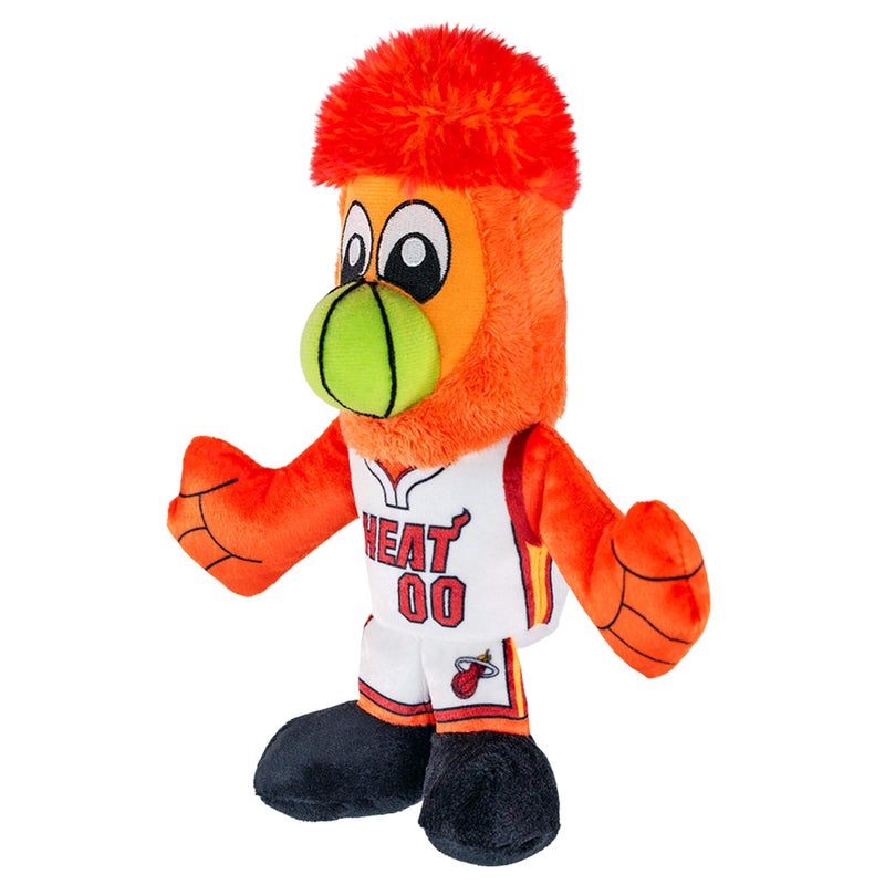 Bleacher Creatures Miami Heat Burnie 8"" NBA Mascot Kuricha Sitting Plush - Soft Chibi Inspired Mascot - Image 5